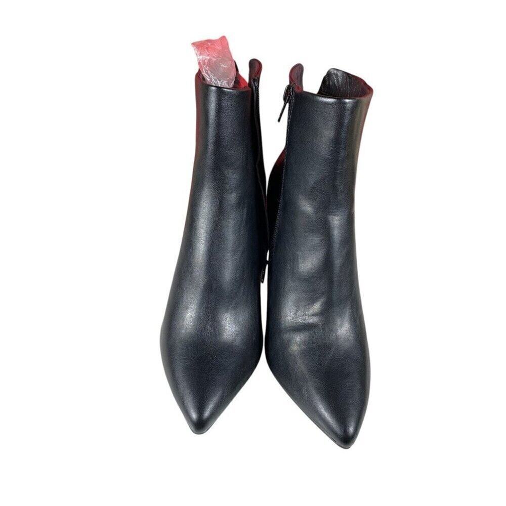 Kelly & Katie Eve Black Pointed Toe Stiletto Ankle Booties Size 8.5 - Picture 6 of 10